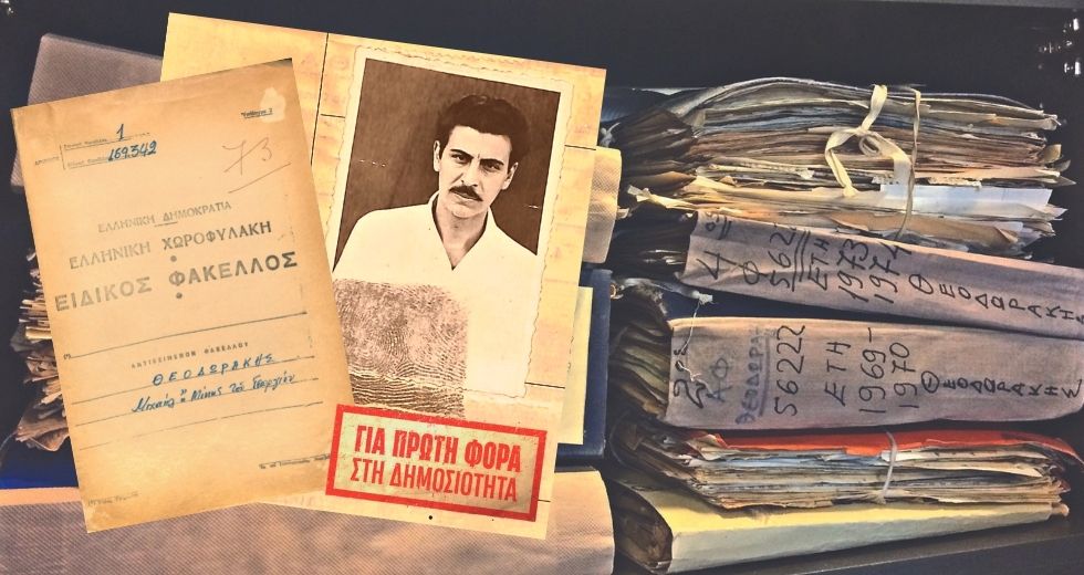Ο πολιτικός κύκλος του Μίκη όπως καταγράφεται στον ογκώδη φάκελό του στην Ασφάλεια