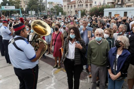 Μ. Θεοδωράκης: Υπό τους ήχους της φιλαρμονικής ξεκίνησε το ταξίδι για την Κρήτη