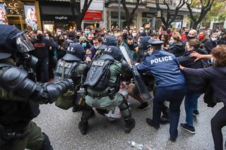 Αλληλεγγύη στους συλληφθέντες της πορείας για το Πολυτεχνείο το 2020