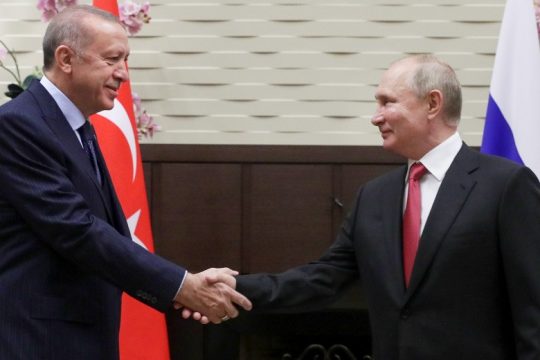 Η Συρία στο επίκεντρο της συνάντησης Πούτιν – Ερντογάν