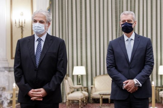 Ορκίστηκε η ηγεσία του υπ. Κλιματικής Κρίσης και Πολιτικής Προστασίας