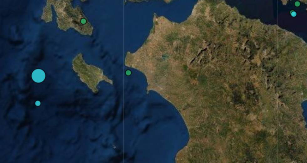 Σεισμός 4,2 Ρίχτερ ανοιχτά της Ζακύνθου
