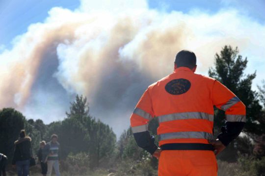 Θεσσαλονίκη: Σε εξέλιξη φωτιά στο Άγιο Όρος