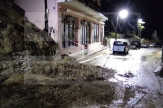 Ζημιές στην Κέρκυρα από το πέρασμα της «Αθηνάς»