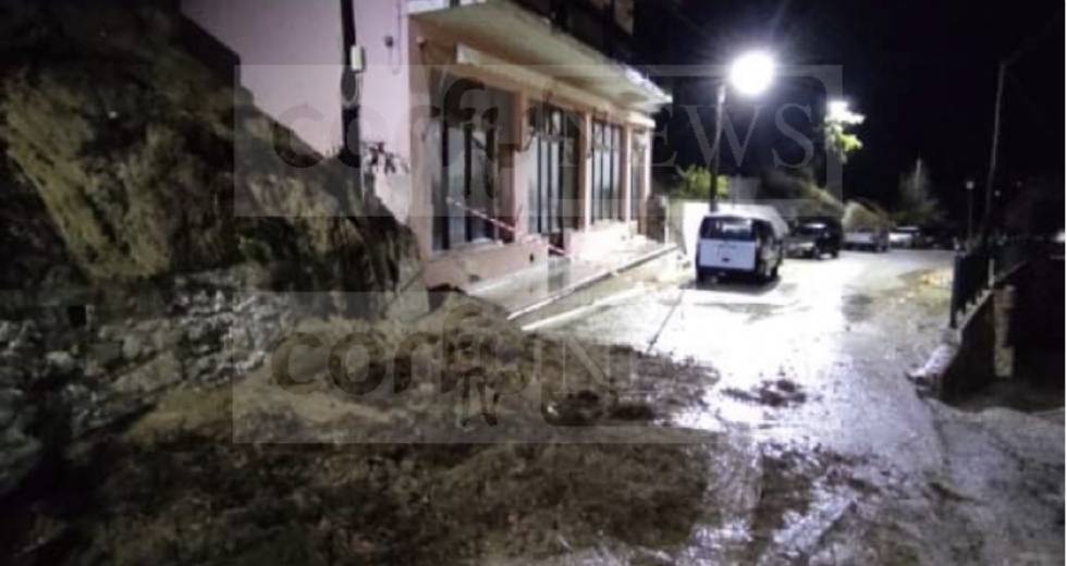 Ζημιές στην Κέρκυρα από το πέρασμα της «Αθηνάς»