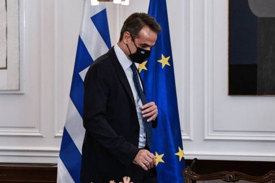 Επίσκεψη Μητσοτάκη στην Γεννηματά