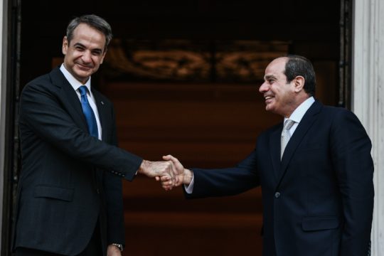 Μητσοτάκης-Σίσι τα είπαν για ενέργεια, άμυνα και Μεσόγειο