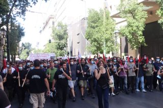 Φοιτητικό συλλαλητήριο για την επιστροφή στα αμφιθέατρα και με ηχηρό μήνυμα ενάντια στον φασισμό