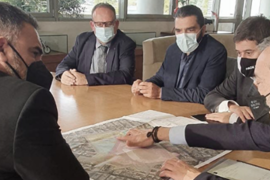Συνεργασία με τον δήμαρχο για το γήπεδο