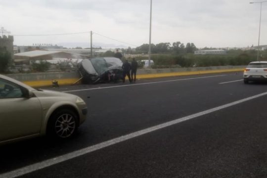 Σοβαρό τροχαίο με έναν βαριά τραυματία στο Ηράκλειο