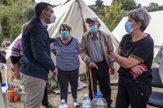Τα σεισμόπληκτα χωριά της Κρήτης επισκέφτηκε ο Αλέξης Τσίπρας