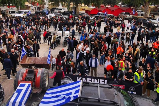 Αγρότες κινητοποίηση Ηράκλειο