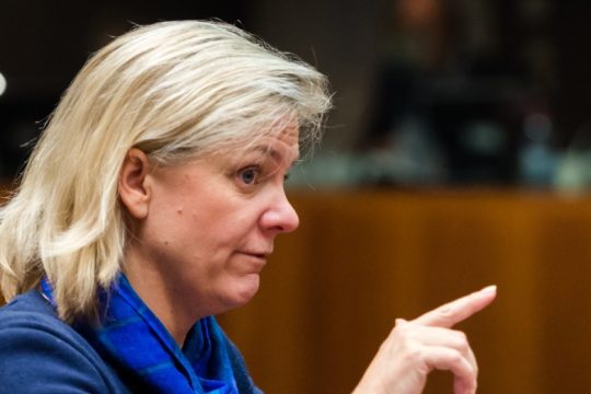 Πρωθυπουργός… ολίγων ωρών η Άντερσον στη Σουηδία