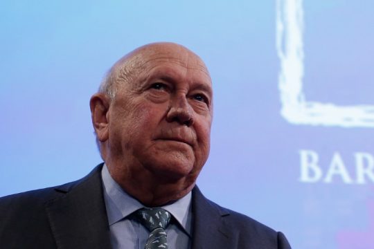 Πέθανε ο Φρεντερίκ ντε Κλερκ, ο τελευταίος πρόεδρος του απαρτχάιντ