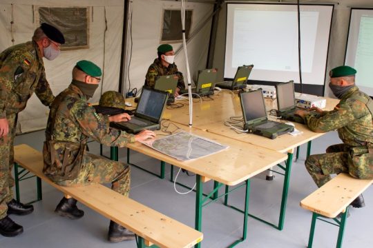 Οι γερμανικές ένοπλες δυνάμεις σε ετοιμότητα, λόγω πανδημίας