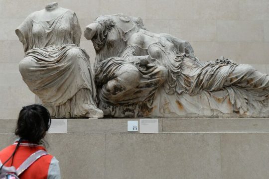 Θέμα επιστροφής των γλυπτών του Παρθενώνα θέτει ο Μητσοτάκης στον Τζόνσον