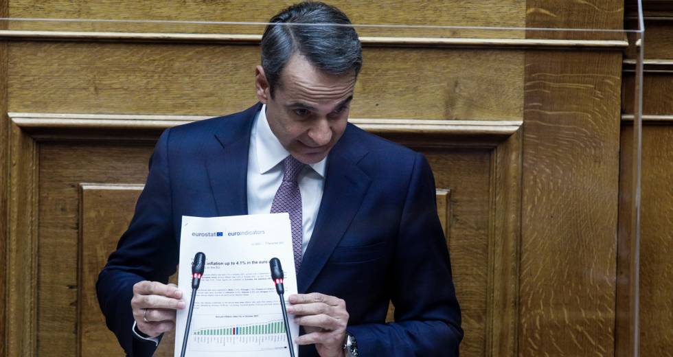 Με το αφήγημα πως οι αυξήσεις είναι προσωρινές η ομιλία Μητσοτάκη στη Βουλή