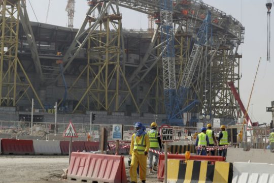 Πυρά της Διεθνούς Οργάνωσης Εργασίας για τους θανάτους εργατών στο Κατάρ