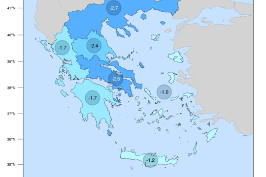 Ο δεύτερος πιο ψυχρός Οκτώβριος της τελευταίας δεκαετίας
