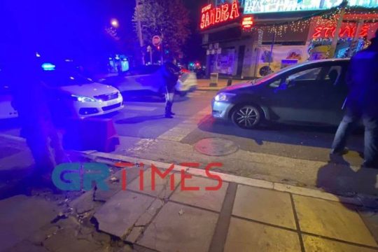 Τροχαίο με διανομέα στη Θεσσαλονίκη