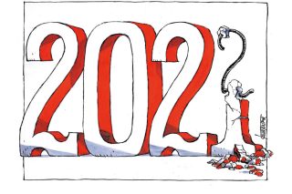Σκίτσο της Εφ.Συν. [Μ.Κουντούρης 18.12.2021]