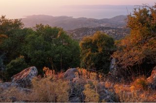 Στις πλαγιές του νησιού
