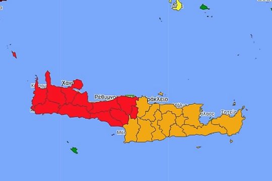 Κρήτη: 299 κρούσματα τα Χριστούγεννα, στο «κόκκινο» και η ΠΕ Χανίων