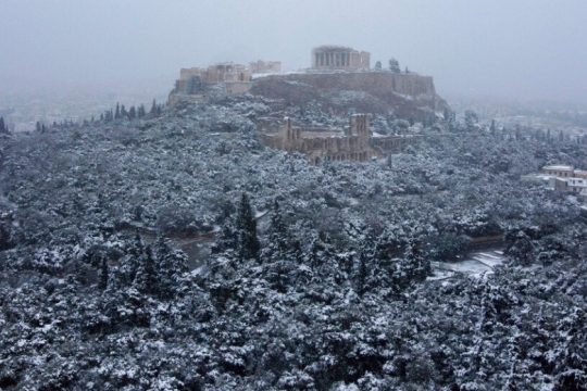 Ενας χιονιάς όχι και τόσο… ιστορικός