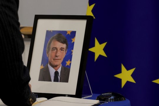 Τελέστηκε στη Ρώμη η κηδεία του προέδρου του Ευρωκοινοβουλίου, Ντ. Σασόλι