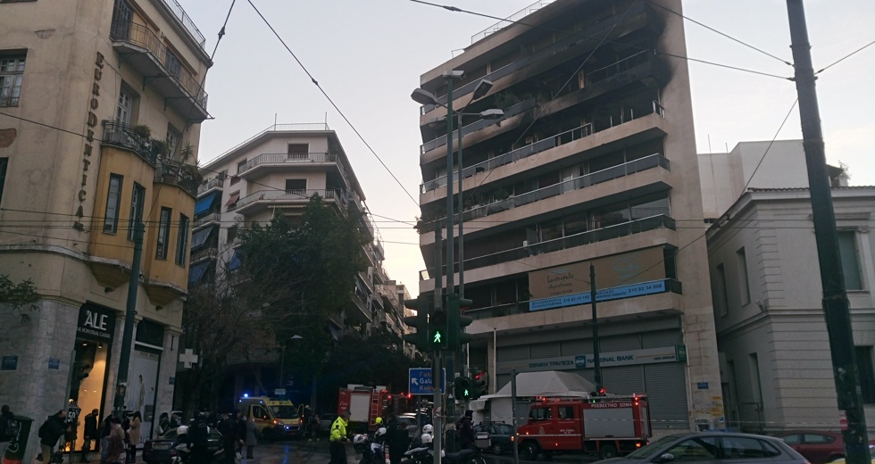 Νεκρός ηλικιωμένος από φωτιά διαμέρισμα της Αγ. Μελετίου