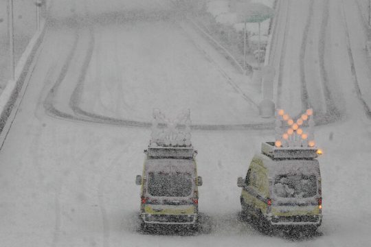 Πολιτική Προστασία… γραμμένη στο χιόνι