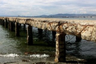 Καραμπουρνάκι, σκάλα προσφύγων