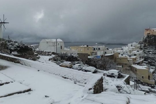 «Στη Μύκονο το χιόνι έμπαινε στη θάλασσα»
