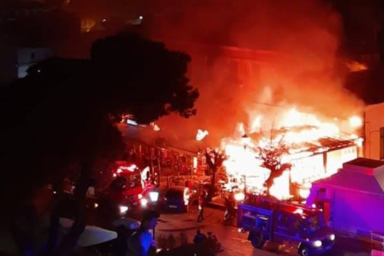 Παρανάλωμα γνωστό καφεστιατόριο στην Πάτρα