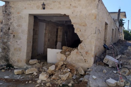 Τα μέτρα προστασίας των θέσεων εργασίας στο σεισμόπληκτο Αρκαλοχώρι