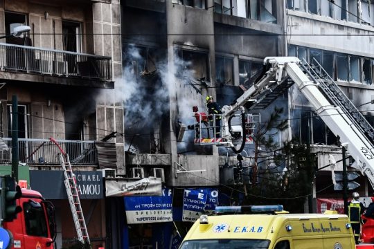 Ένας τραυματίας από την έκρηξη στη λεωφόρο Συγγρού