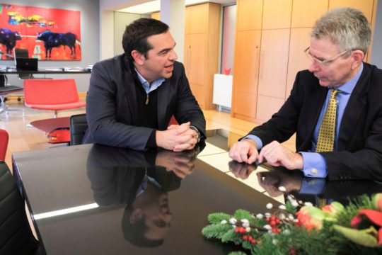 Συνάντηση Τσίπρα – Πάιατ στην Κουμουνδούρου