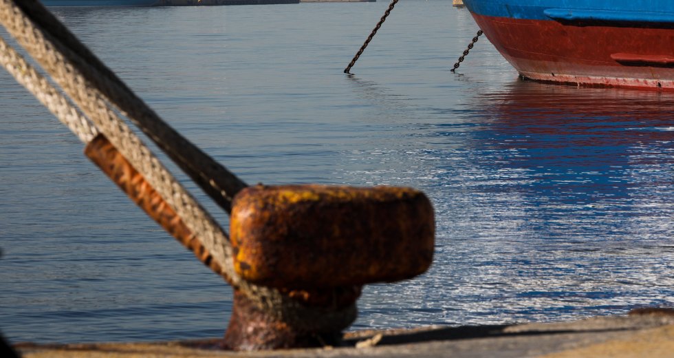 Στο λιμάνι του Ηρακλείου προσέκρουσε το πρωί το πλοίο «Νήσος Ρόδος»