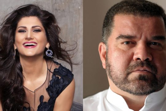 Με την Dinara Alieva και τον Δημήτρη Πλατανιά