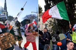 Ξεκούφαναν και ψέκασαν τους αντιεμβολιαστές