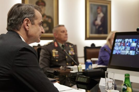 Υπέρ της αύξησης κονδυλίων για το ΝΑΤΟ ο Μητσοτάκης
