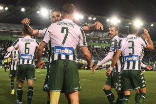 «Πράσινη λάβα» έλιωσε την ΑΕΚ