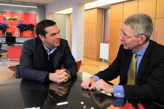 Συνομιλία Τσίπρα – Πάιατ για διμερείς σχέσεις, Τουρκία και ουκρανικό 