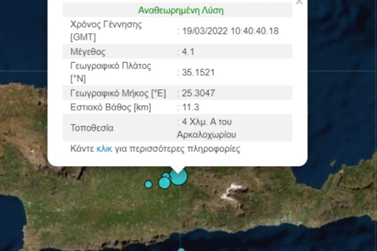 Κρήτη: Ταρακουνήθηκαν και πάλι στο Αρκαλοχώρι