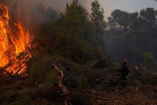 Υπό έλεγχο οι πυρκαγιές στα χωριά Εξωχώρα και Ορθονιές