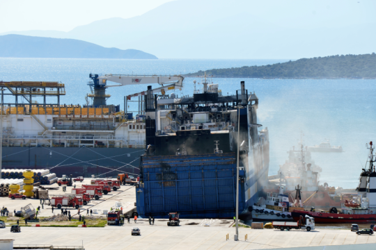 Συνεχίζονται οι προσπάθειες στο Euroferry Olympia