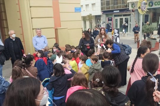 Ηράκλειο: Μαθητές διαδήλωσαν για την ειρήνη