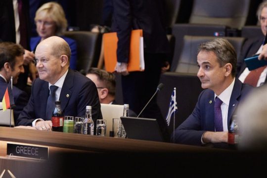 Μητσοτάκης στη Σύνοδο του ΝΑΤΟ: να μειώσουμε την εξάρτησή μας από το ρωσικό πετρέλαιο και φυσικό αέριο