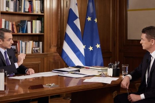 Κ. Μητσοτάκης: «Η απόφαση για αποστολή πολεμικού υλικού είναι επιπέδου πρωθυπουργού»