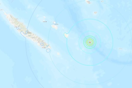 Ήρθη η προειδοποίηση για τσουνάμι από τον σεισμό των 7 Ρίχτερ στη Νέα Καληδονία